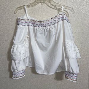 off the shoulder blouse